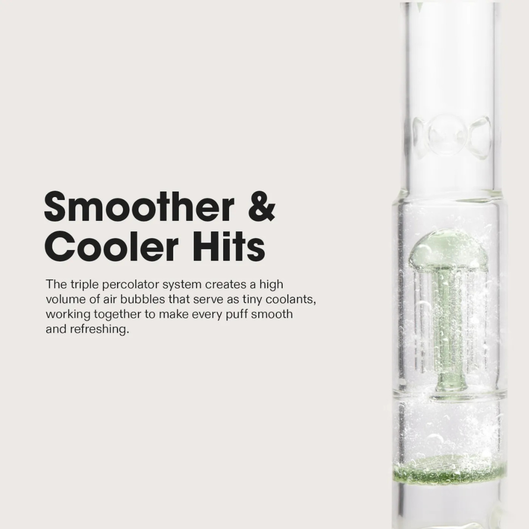 Vivosun Bong - Cutting-edge Water Pipe with Triple Percs and Ice-Catcher