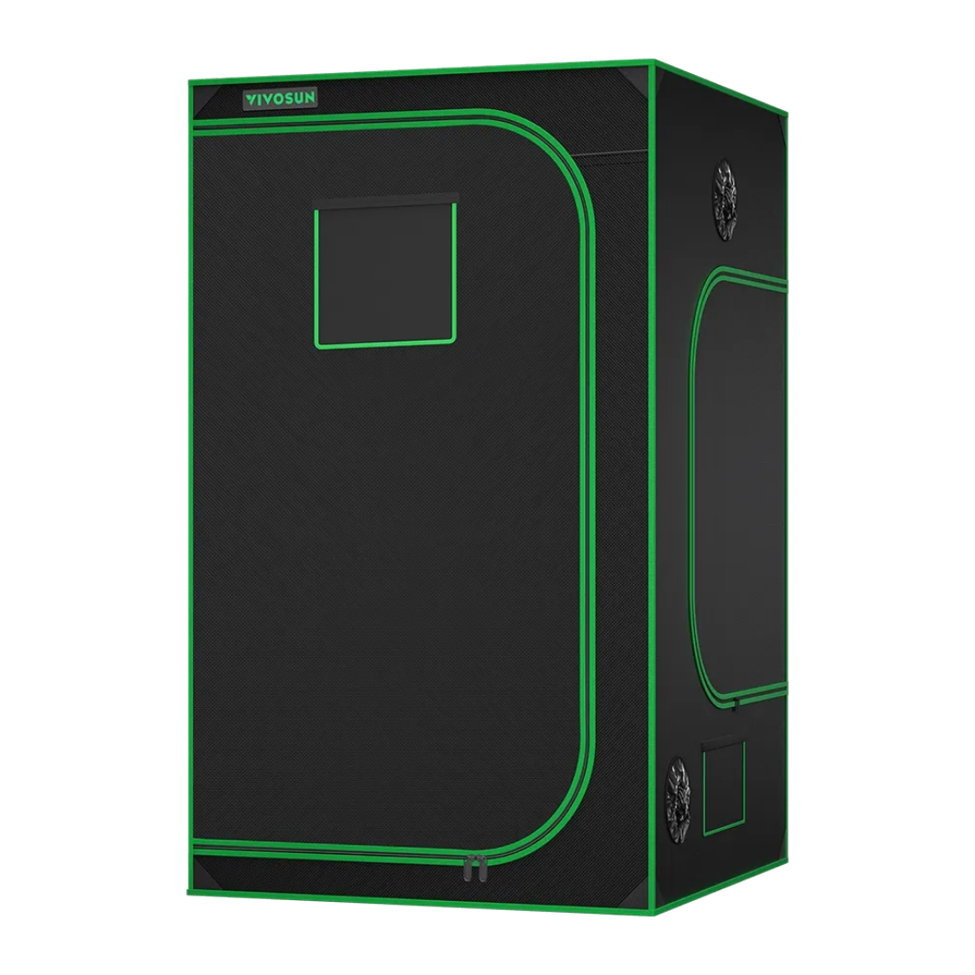 Vivosun Grow Tent 4x4 S448, 4-8 Plants Use, 600D Light-proof Oxford, 48″ x 48″ x 80″, For Indoor Plants Growing