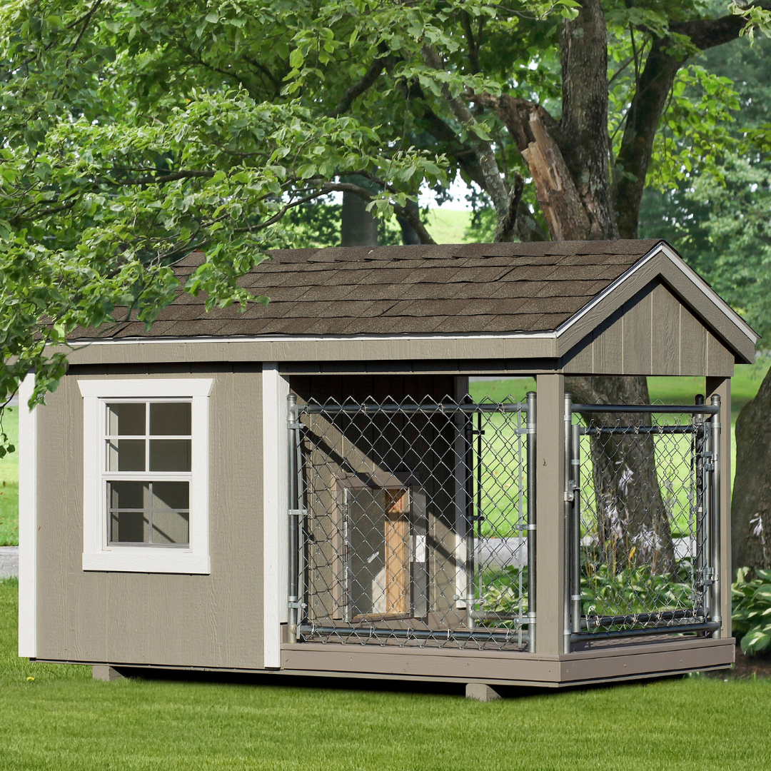 Bind in hand 4×8 Single Dog Kennel