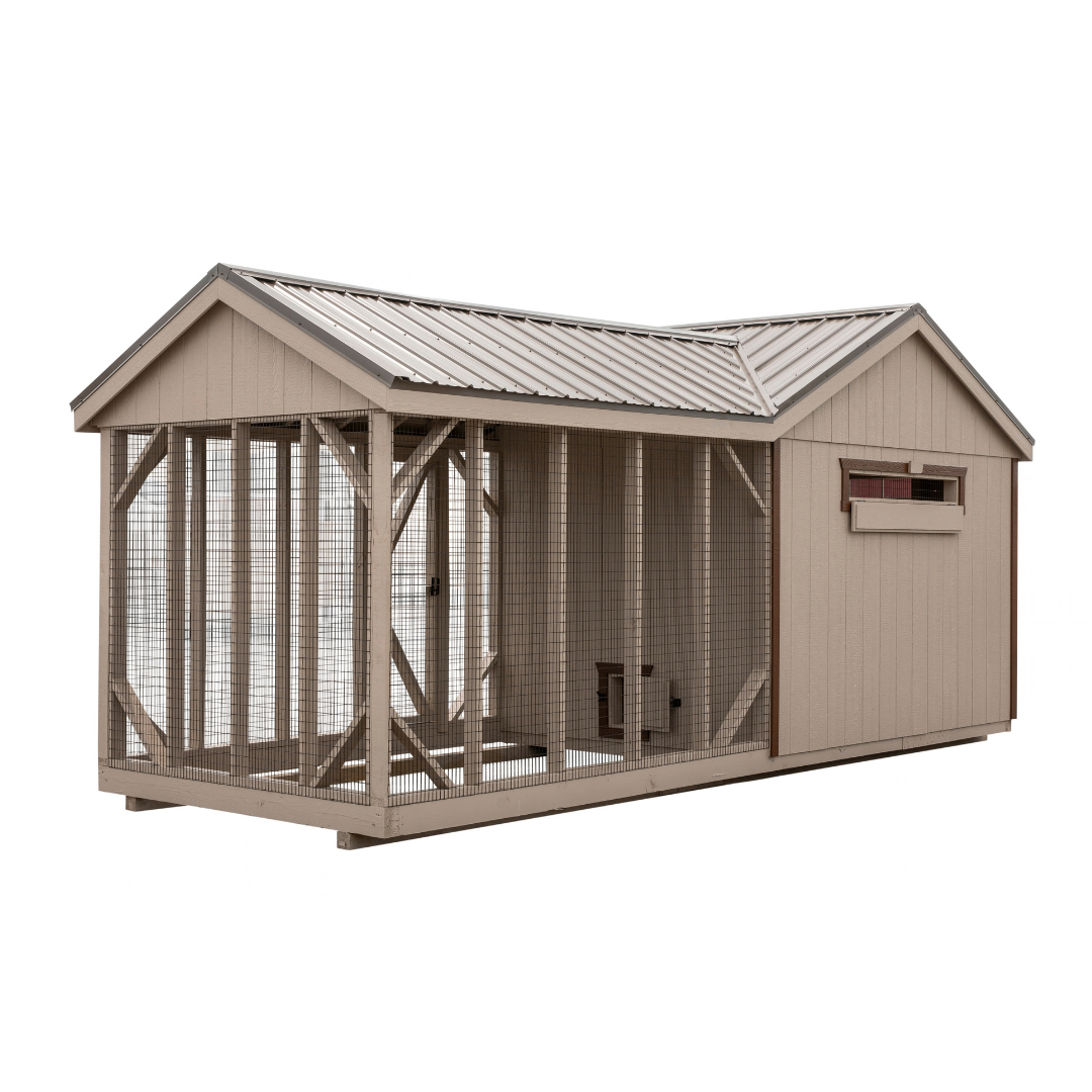 Bird in Hand 8×20 A-Frame Combination Chicken Coop
