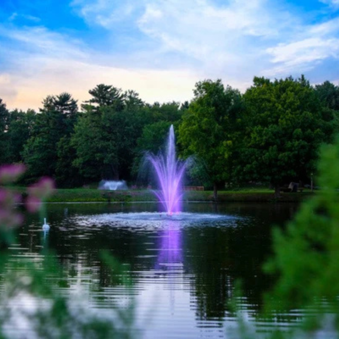 Scott Aerator Amherst Fountain For Small, Residential Ponds