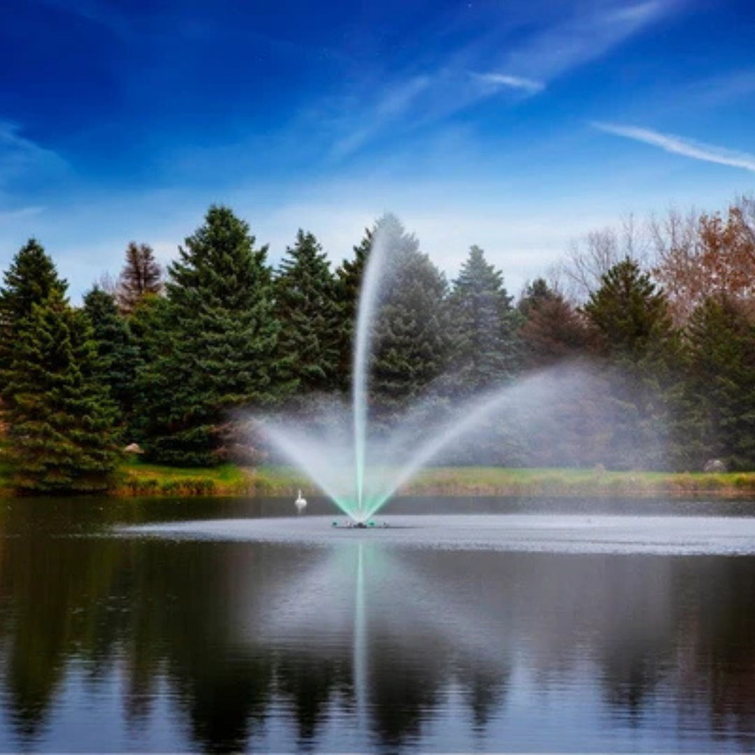 Scott Aerator Skyward Fountain For Large, Commercial Ponds 2 hp 230 volts