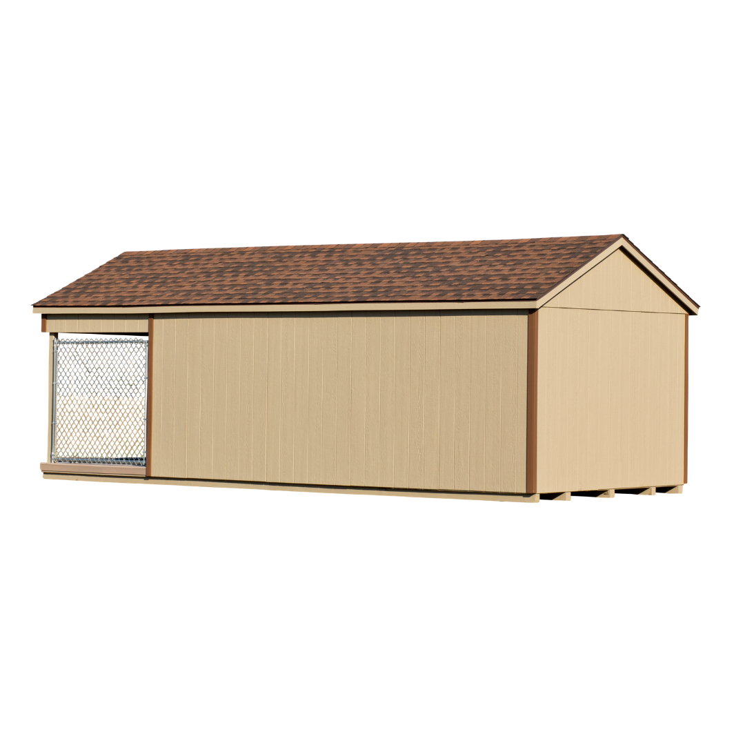 Bird in Hand Residential 10×24 Dog Kennel
