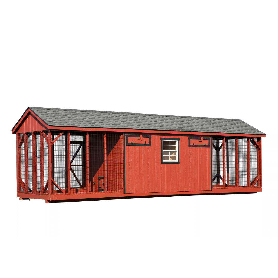 Bird in Hand 8×28 A-Frame Combination Chicken Coop