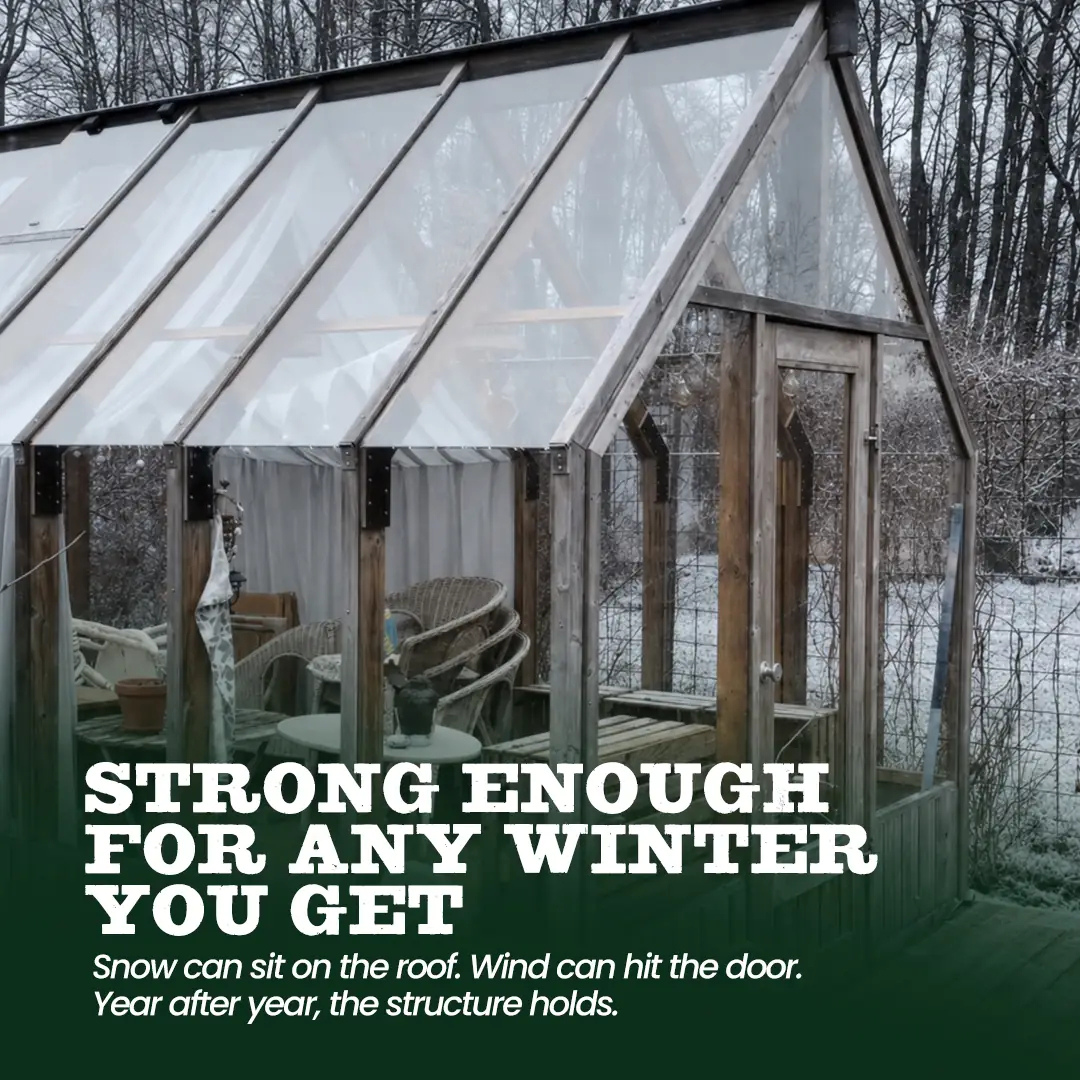 YourGreenhouses Nordwood Arrow Greenhouse