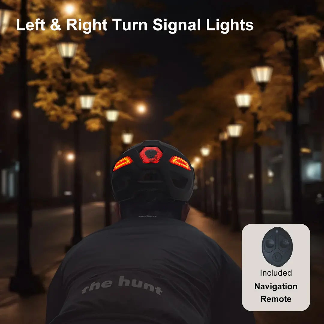 Freego Smart Bike Helmet with LED Signals & Remote Control for Adults