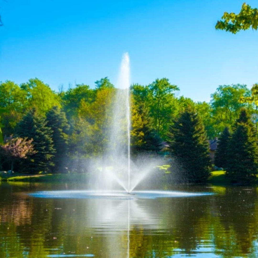 Scott Aerator Skyward Fountain For Medium, Residential Ponds ¾ hp 230 volts