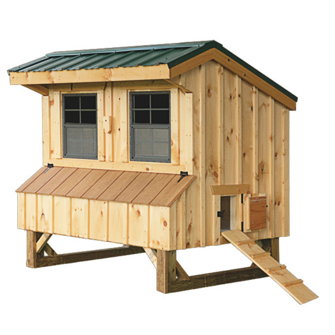 Bird-in-Hand 4×6 Quaker Chicken Coop