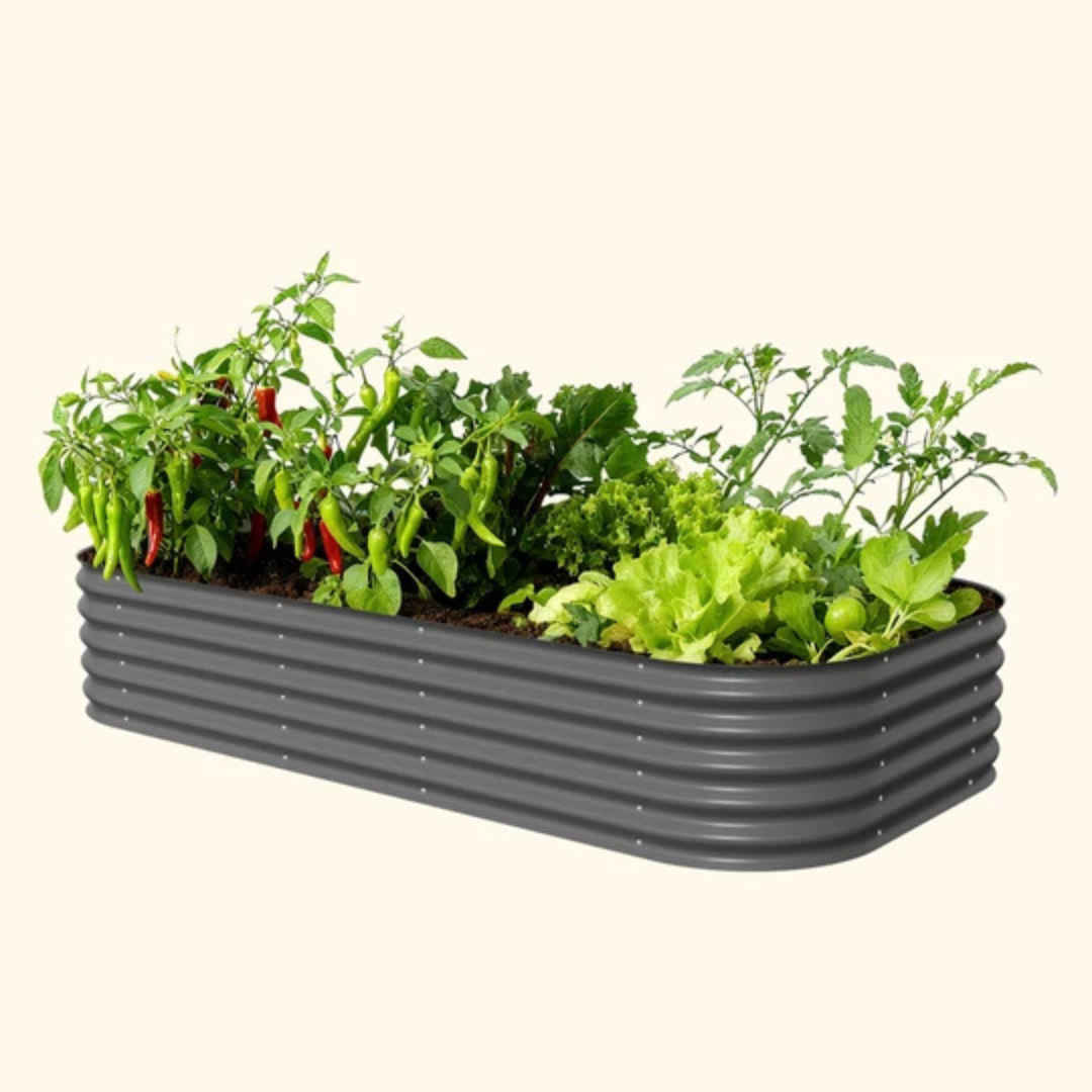 Vego 17" Tall 10 In 1 Jumbo Modular Metal Raised Garden Bed Kit
