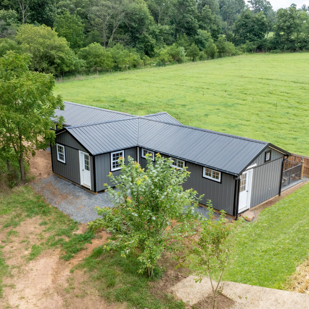 Bird in Hand 23×60 9-Run Dog Commercial Kennel With An Office