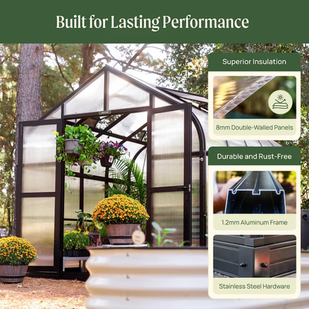 Vego Pacific Greenhouse - 8.5ft Wide
