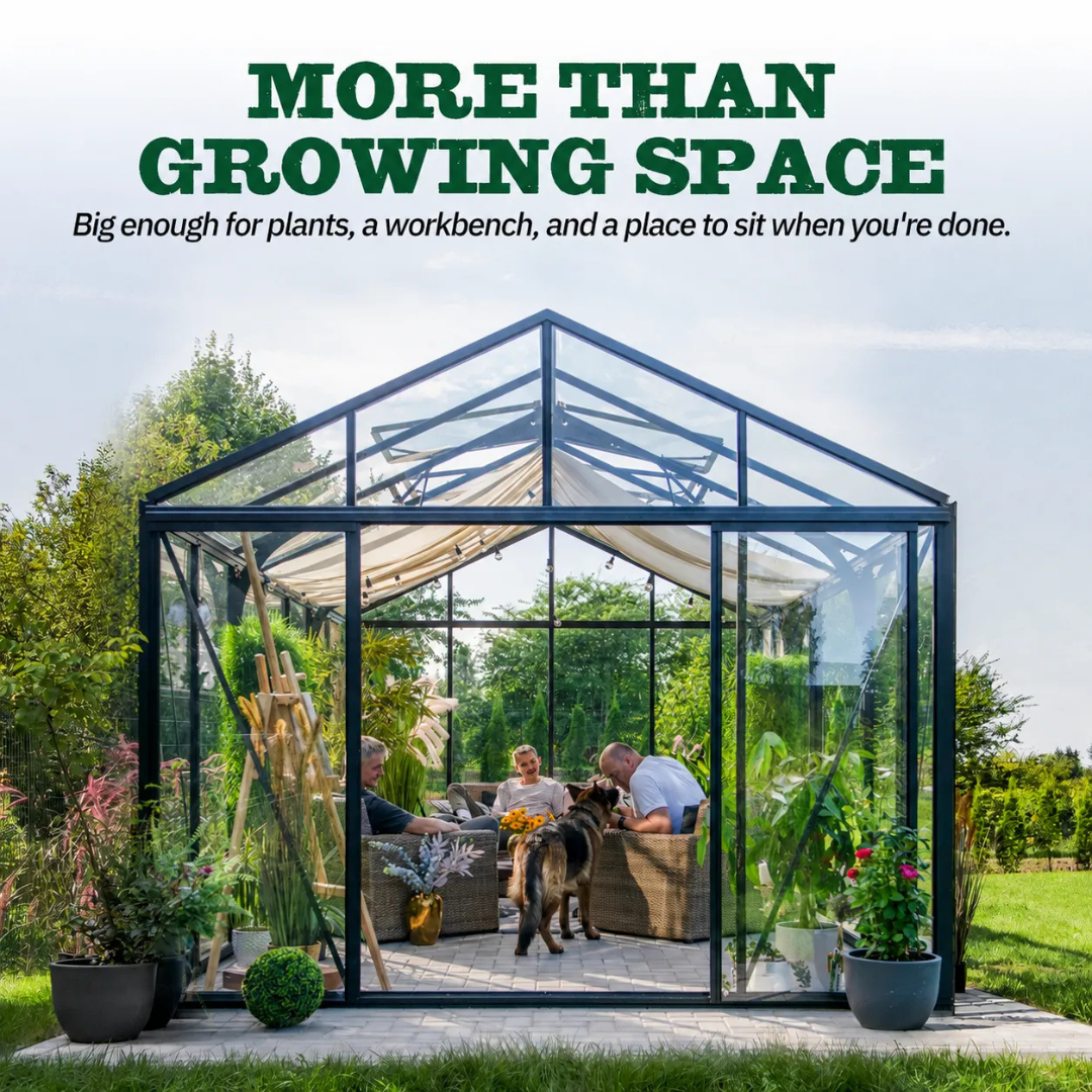 YourGreenhouses Scandiglas Greenhouse