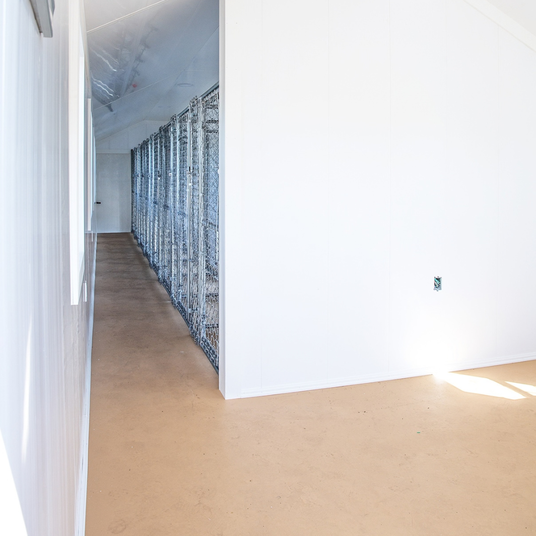 Bird in Hand 12×42 8-Run Commercial Kennel With A Lobby