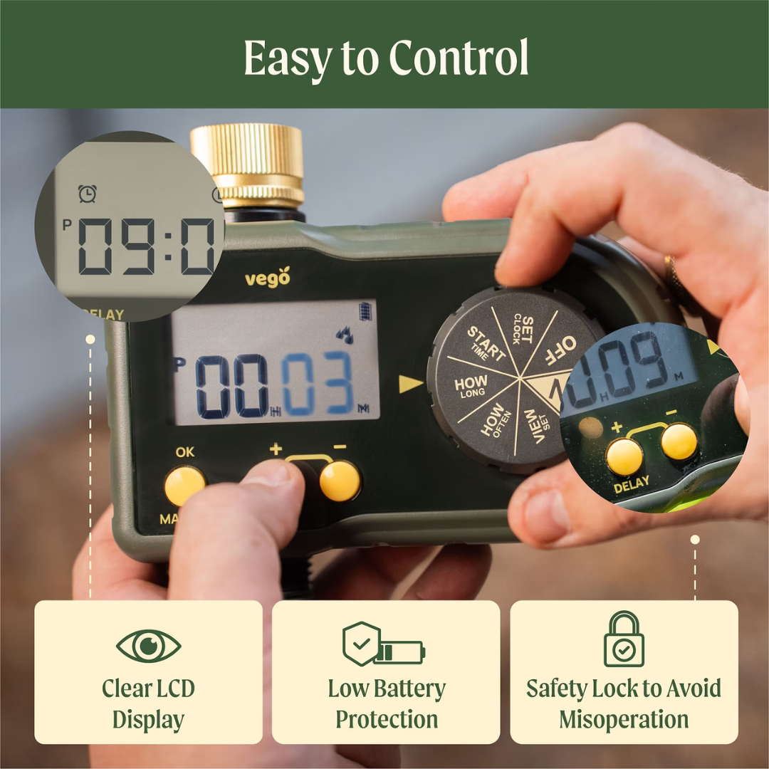 Vego Digital Water Timer -1 Zone