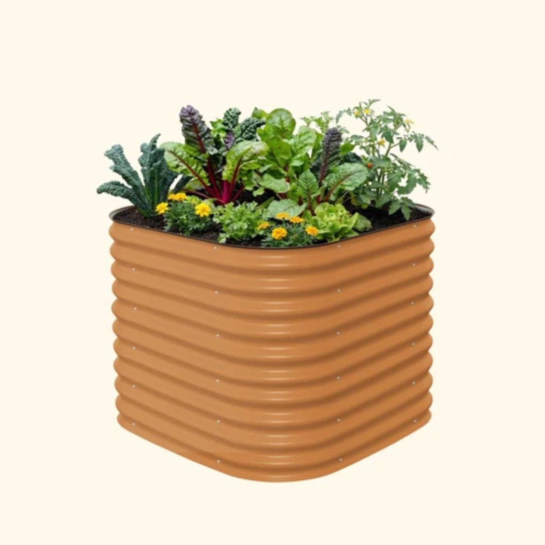 Vego 32" Extra Tall 4 In 1 Small Modular Metal Raised Garden Bed Kit