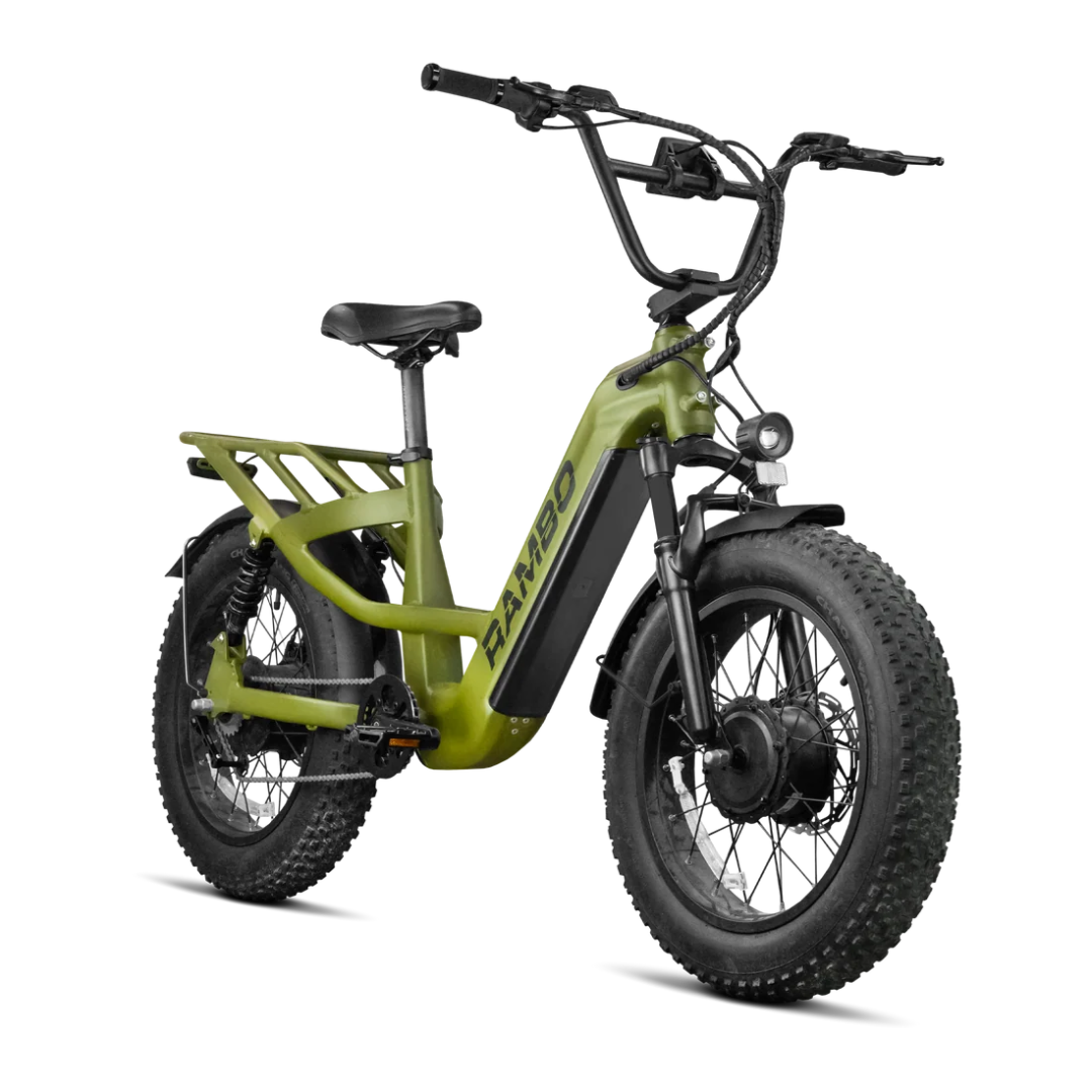 Rambo Bikes Revolt AWD Step Thru Bike – 15Ah