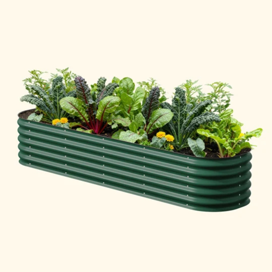 Vego 17" Tall 9 In 1 Large Modular Metal Raised Garden Bed Kit