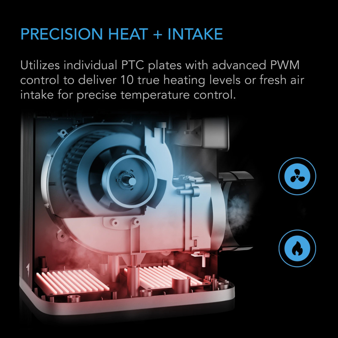 AC Infinity THERMOFORGE T7, Plant Heater 1000W with AI-Powered VPD Temp Controller