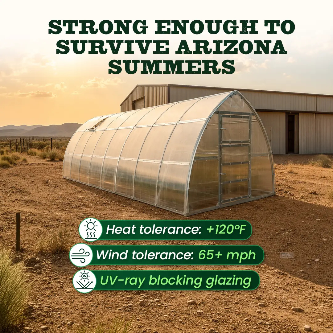 YourGreenhouses Inc Classic Arch Greenhouse