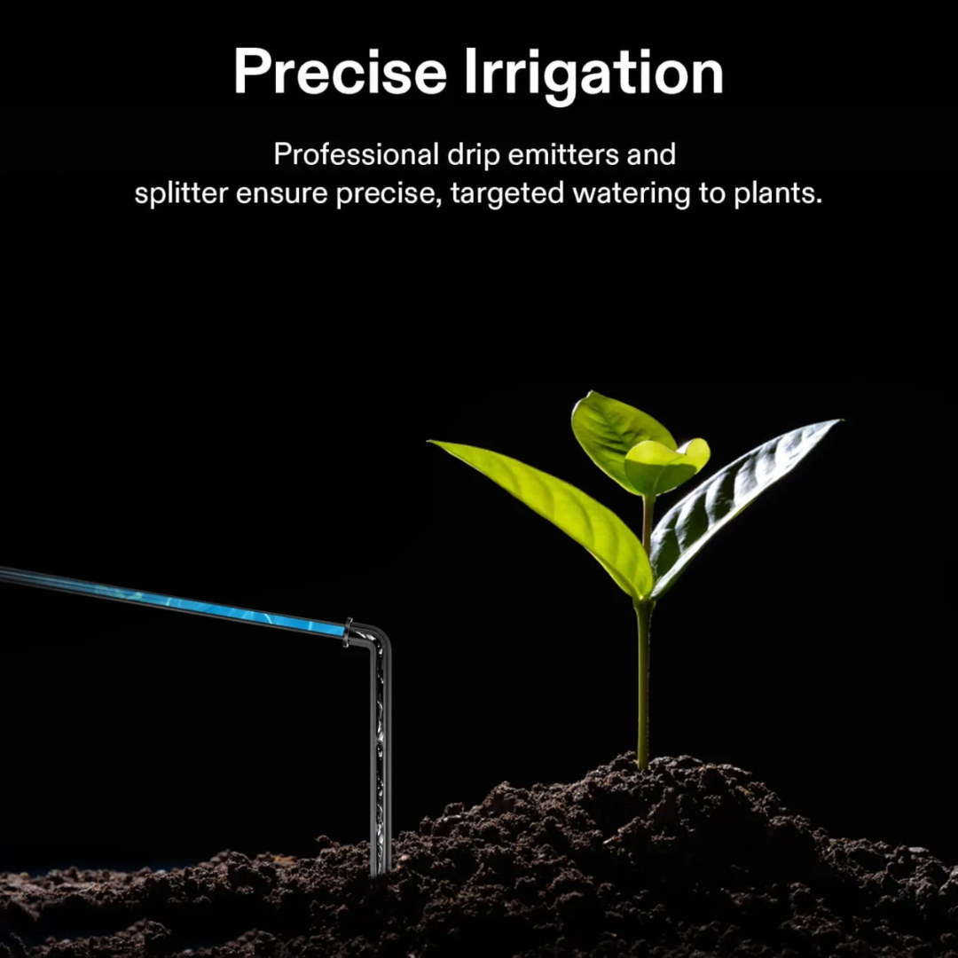 Vivosun FlexFeed Drip Irrigation Kit, 4W Automatic Irrigation System with Pump & 4 Drip Emitters, App-Controllable Professional Plant Watering Drip Kit for VGrow Smart Grow Box
