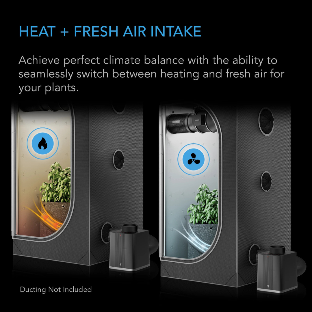 AC Infinity THERMOFORGE S7, Plant Heater 1000W with 10 Heating and Air Intake Levels