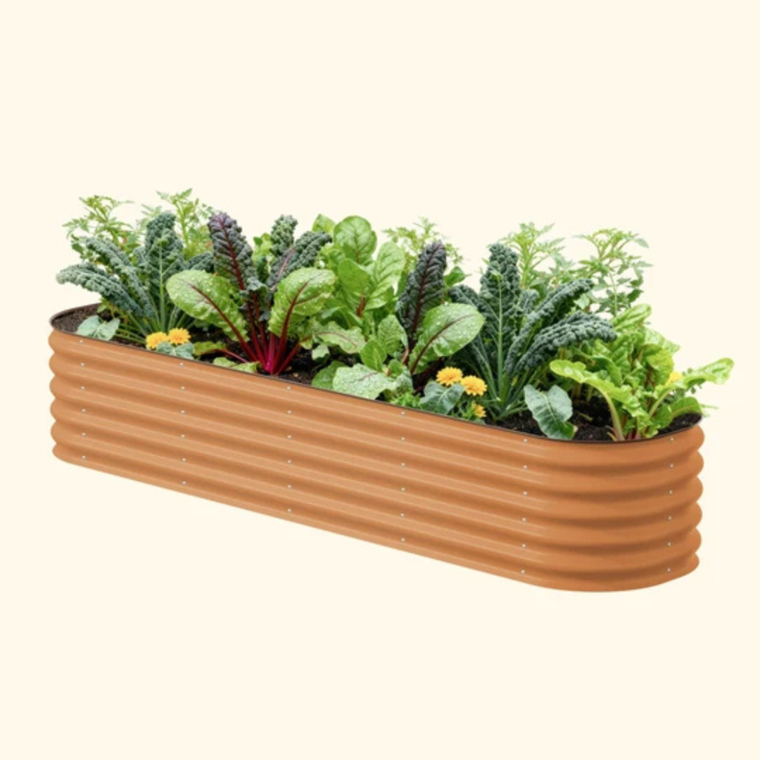 Vego 17" Tall 9 In 1 Large Modular Metal Raised Garden Bed Kit
