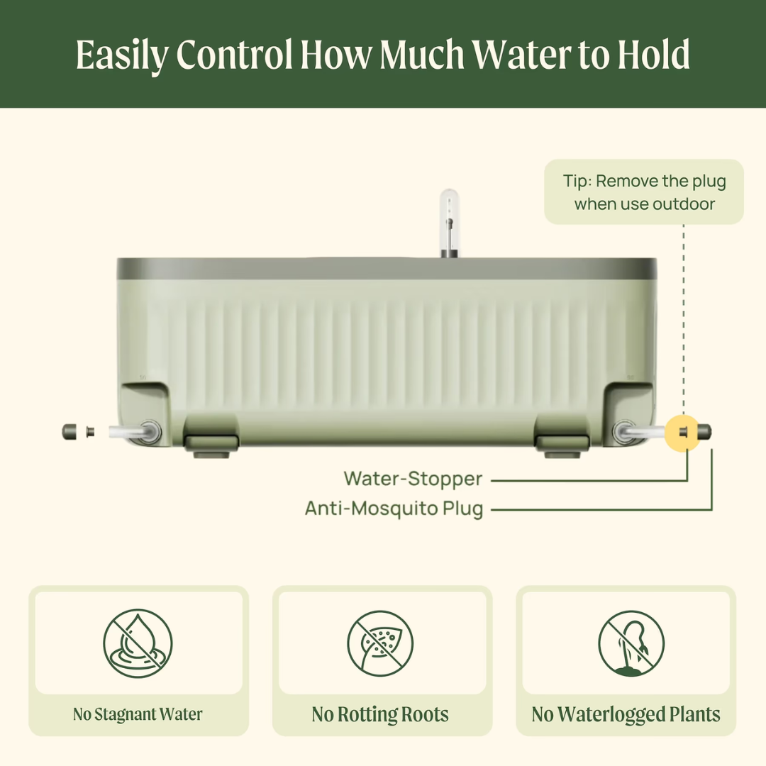 Vego EZ Self-Watering Herb Planter with Trellis Gen 2