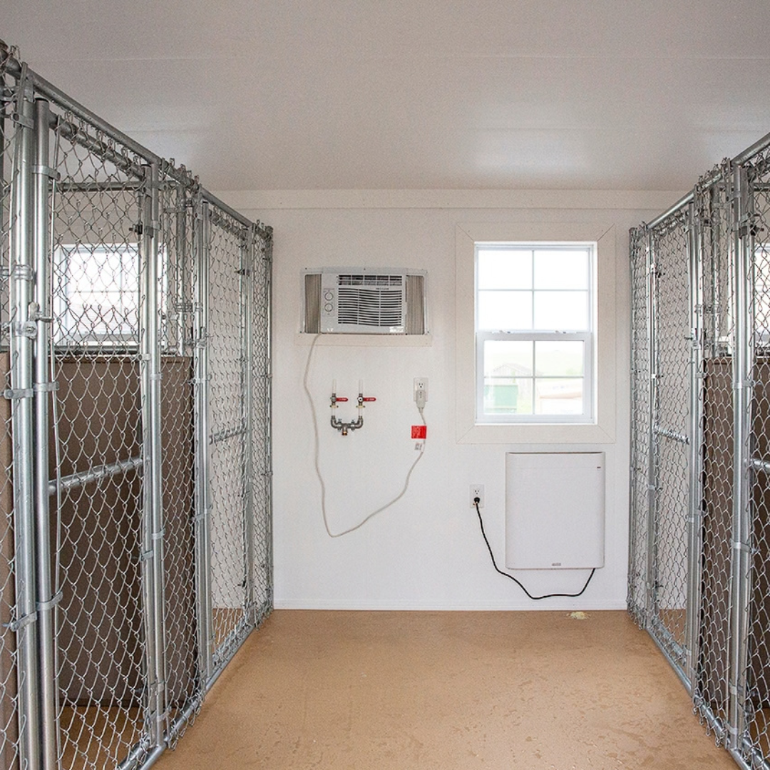 Bind in Hand 12×36 6-Run Commercial Kennel
