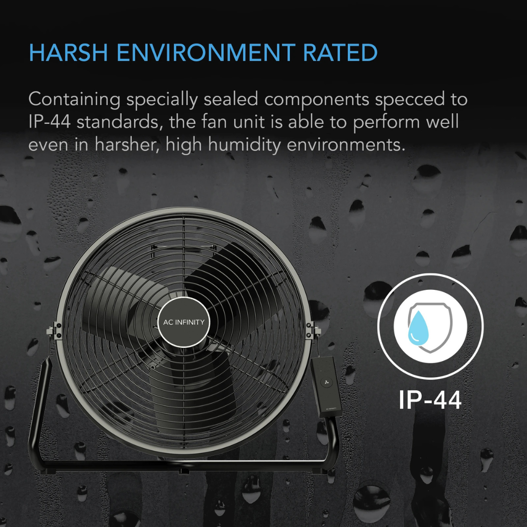 AC Infinity CLOUDLIFT S12, Floor Wall Fan 12" with Wireless Controller