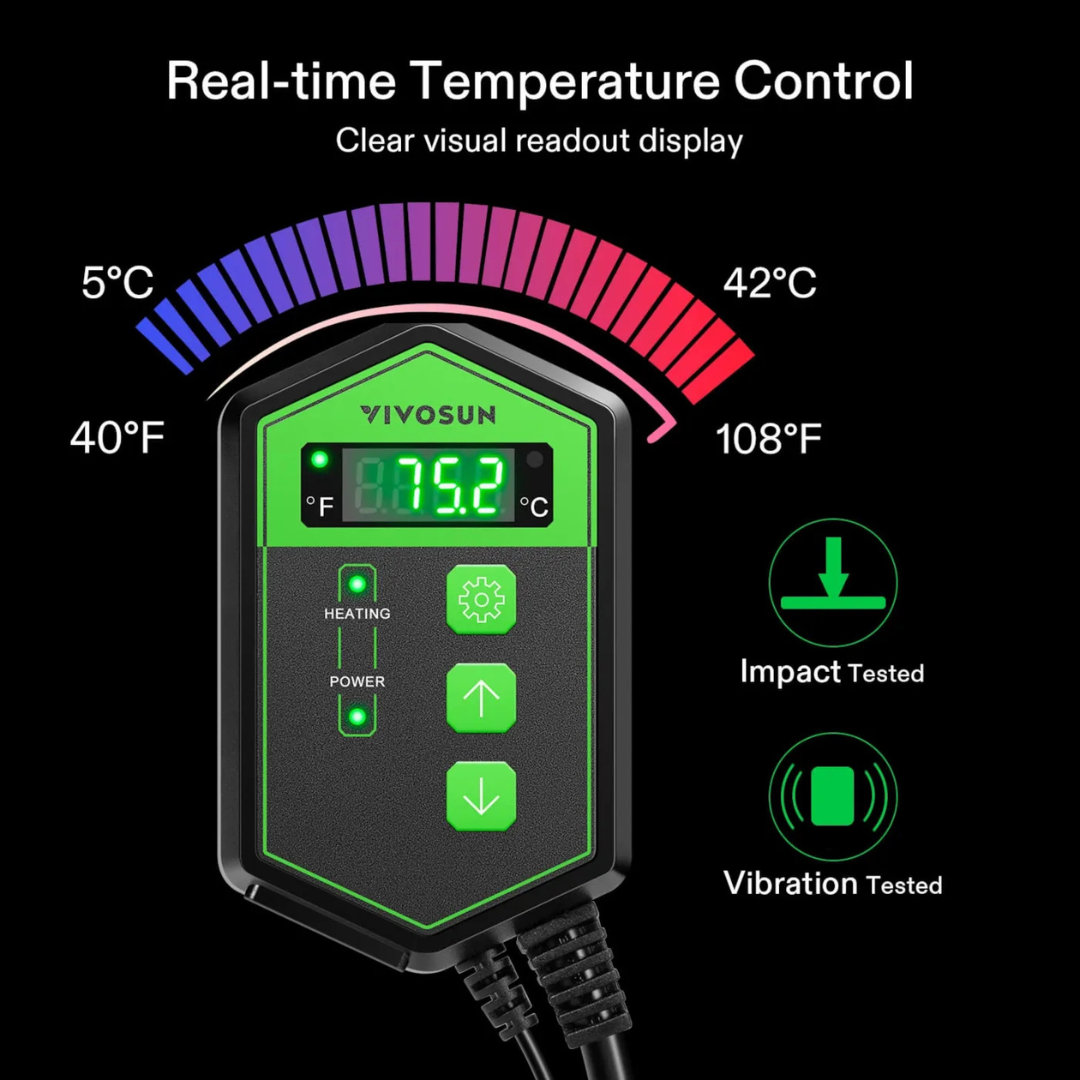 Vivosun Seedling Heat Mat Thermostat