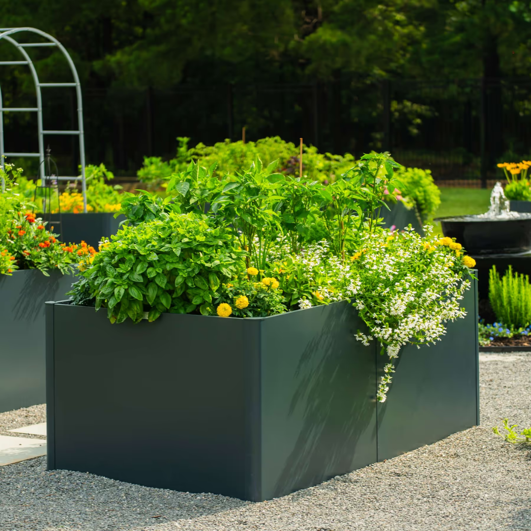 Vego 32" Extra Tall Modern Pro 42" x 83" Metal Raised Garden Bed
