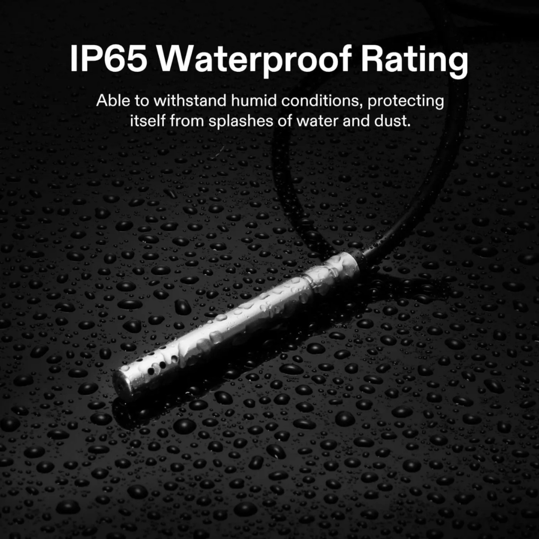 Vivosun Temperature & Humidity Sensor Probe, Waterproof Stainless Steel Environmental Monitoring Probe for GrowHub Controller E42/E42A, AeroLab THB1/THB1S, 12ft