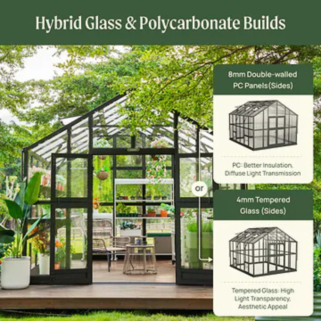 Vego Victorian Greenhouse - 10.5ft Wide