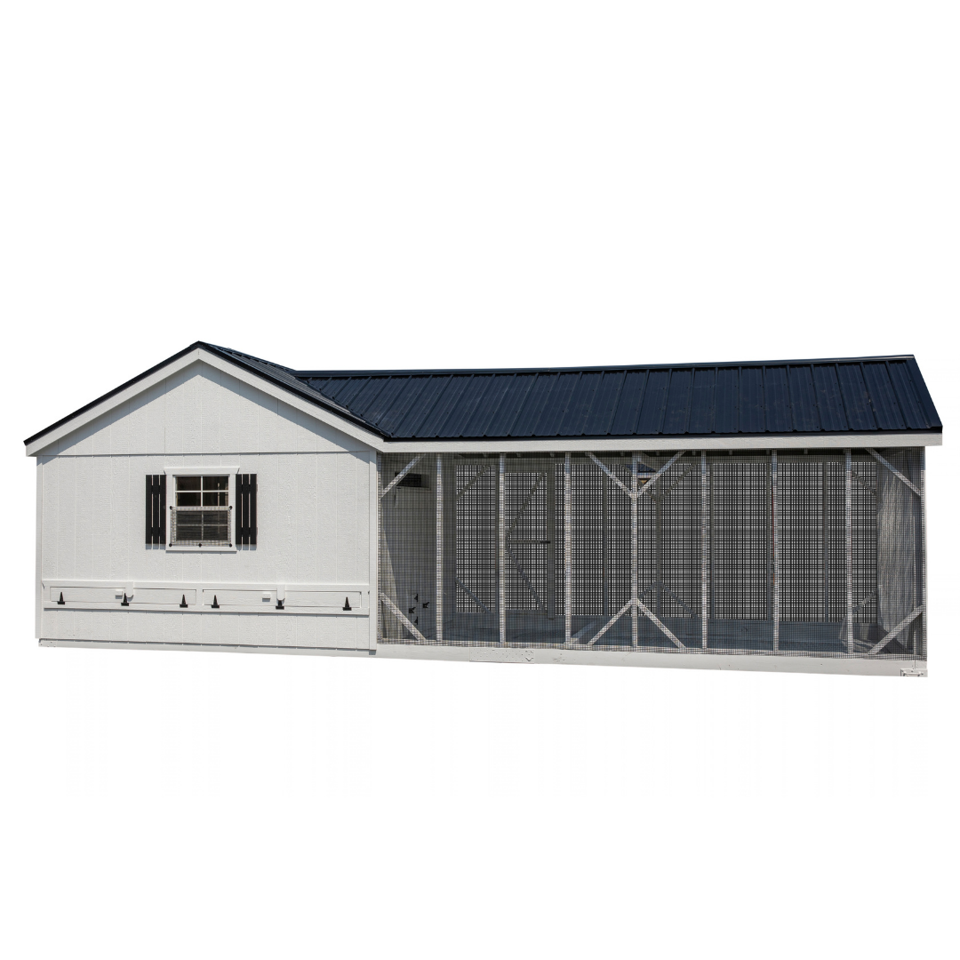 Bird in Hand 10×28 A-Frame Combination Chicken Coop