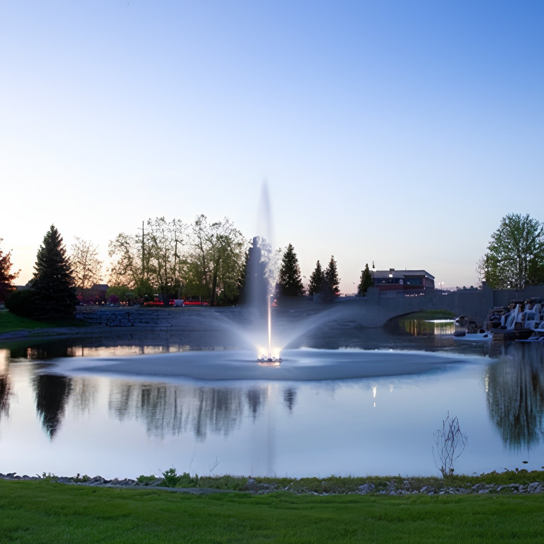 Scott Aerator Skyward Fountain For Large, Commercial Ponds 2 hp 230 volts