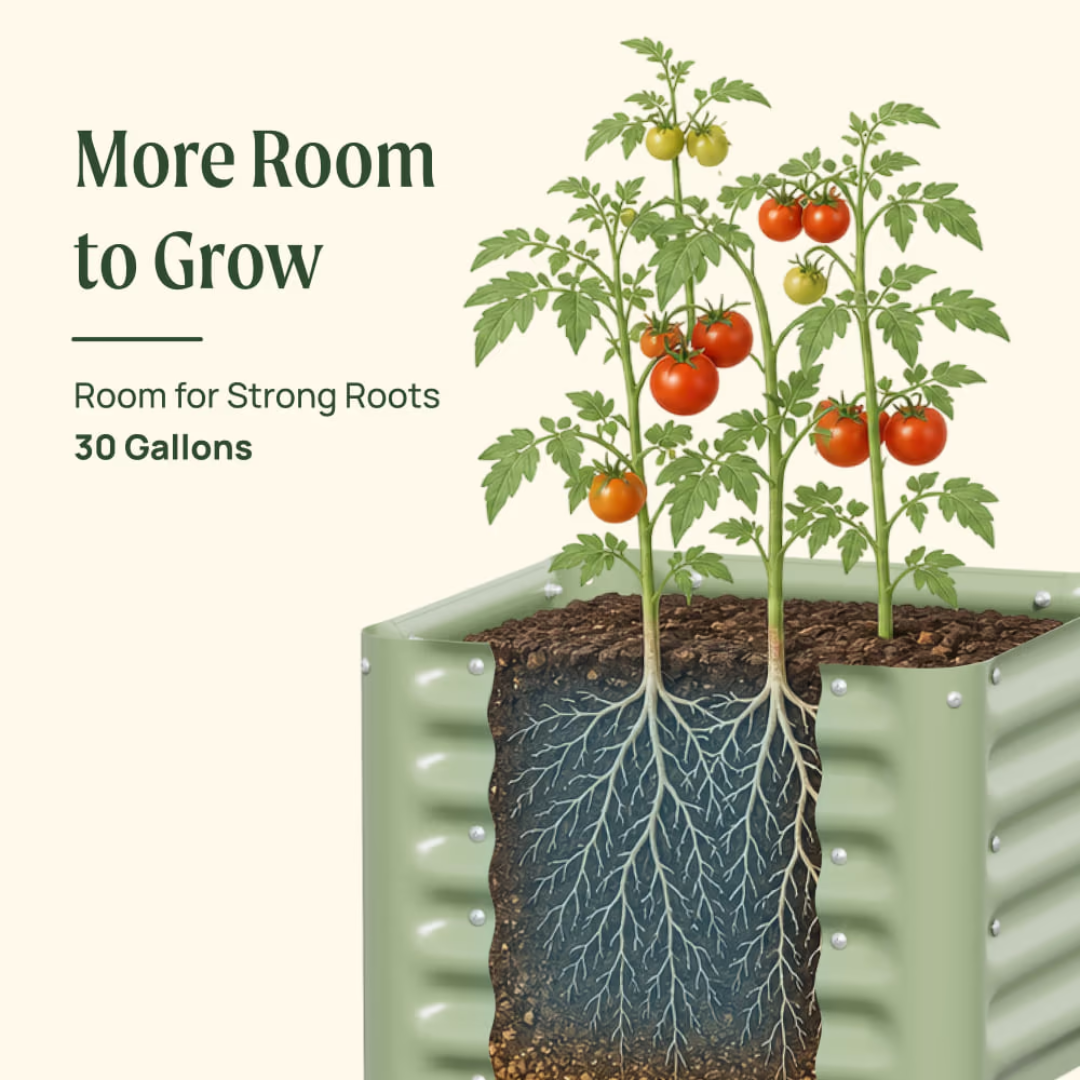 Vego Classic Rolling Cube Tomato Planter