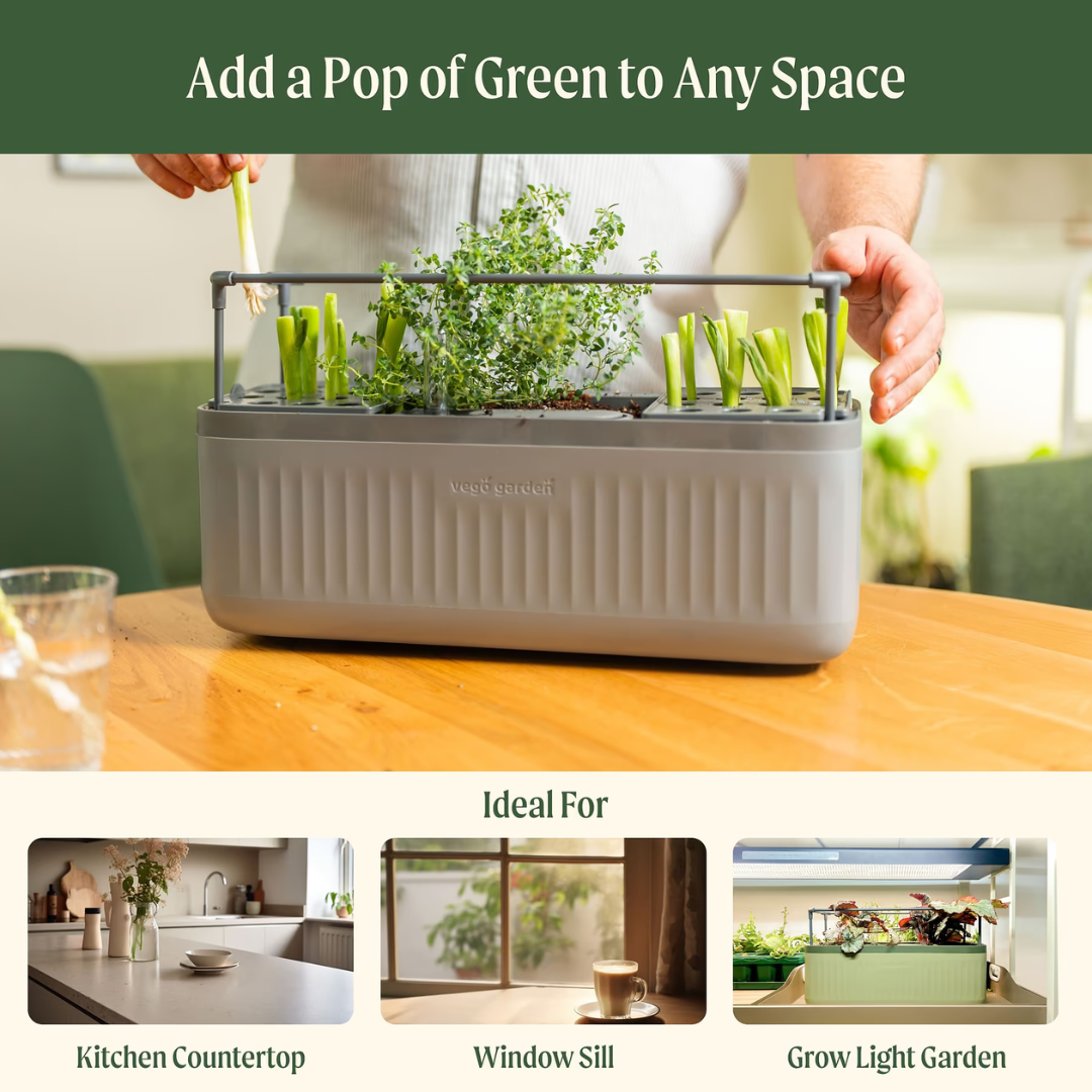 Vego EZ Self-Watering Herb Planter with Trellis Gen 2