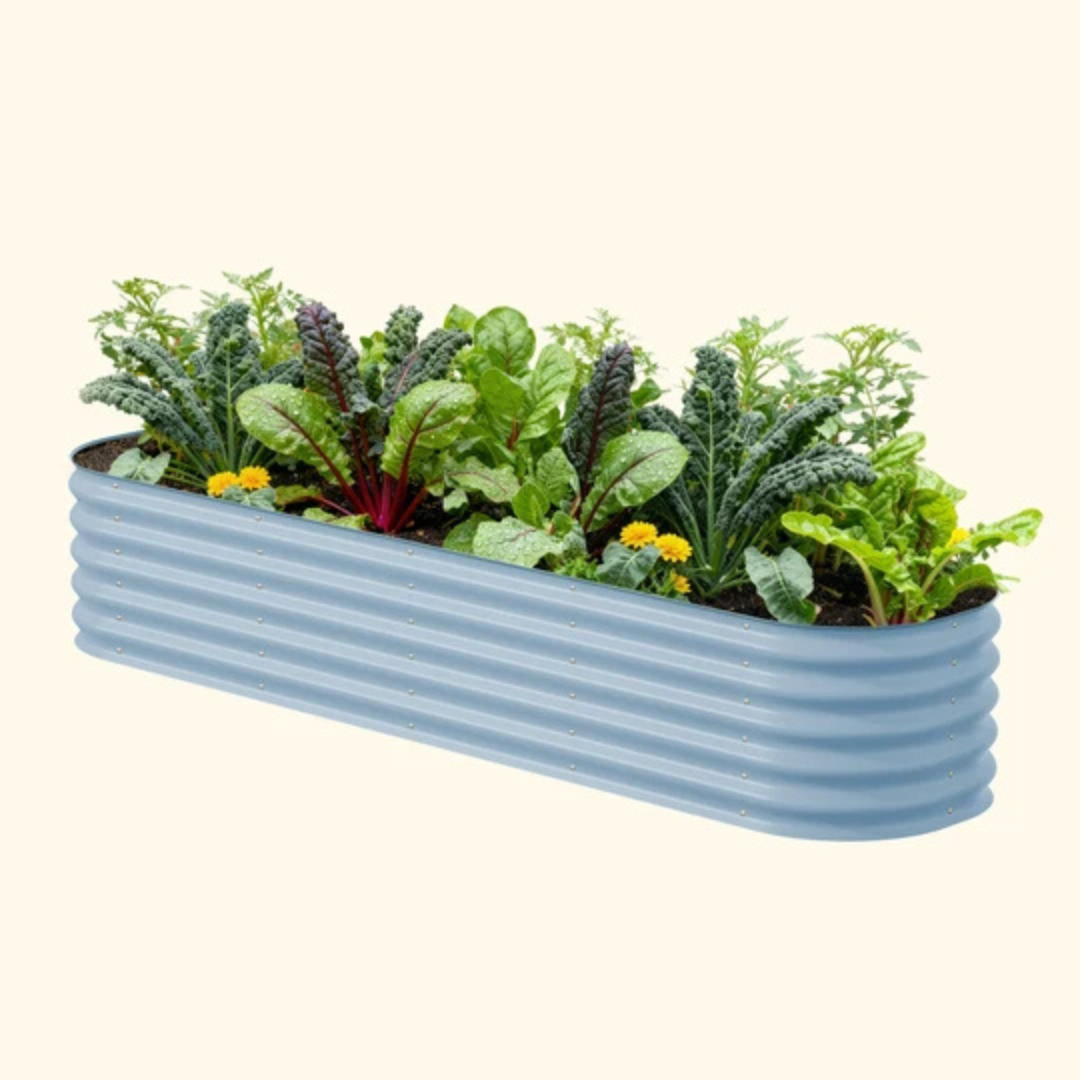 Vego 17" Tall 9 In 1 Large Modular Metal Raised Garden Bed Kit