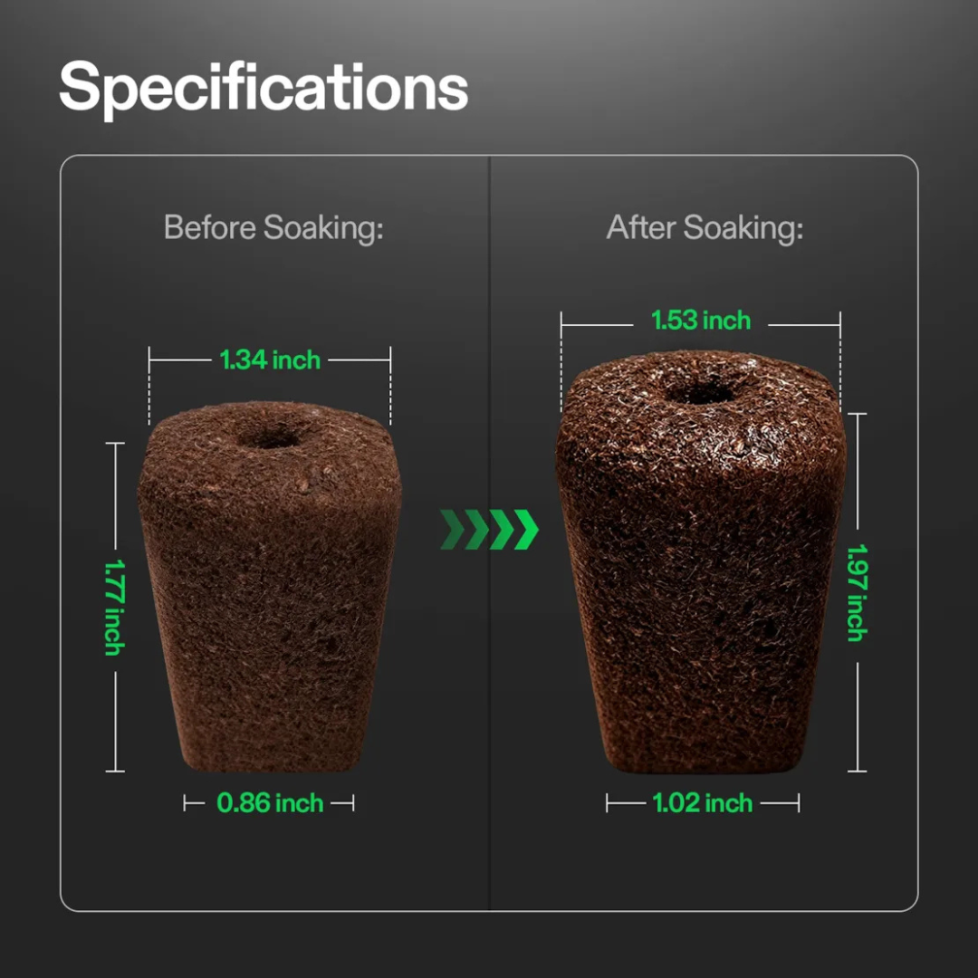 Vivosun Seed Rooter, Plant Starter Plugs, Support Robust Roots for Seedlings and Cuttings, 40 Cubes, Designed for VSeed Smart Box & Seed Starter Trays