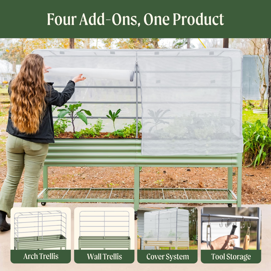 Vego Mesh Cover System for Elevated Bed