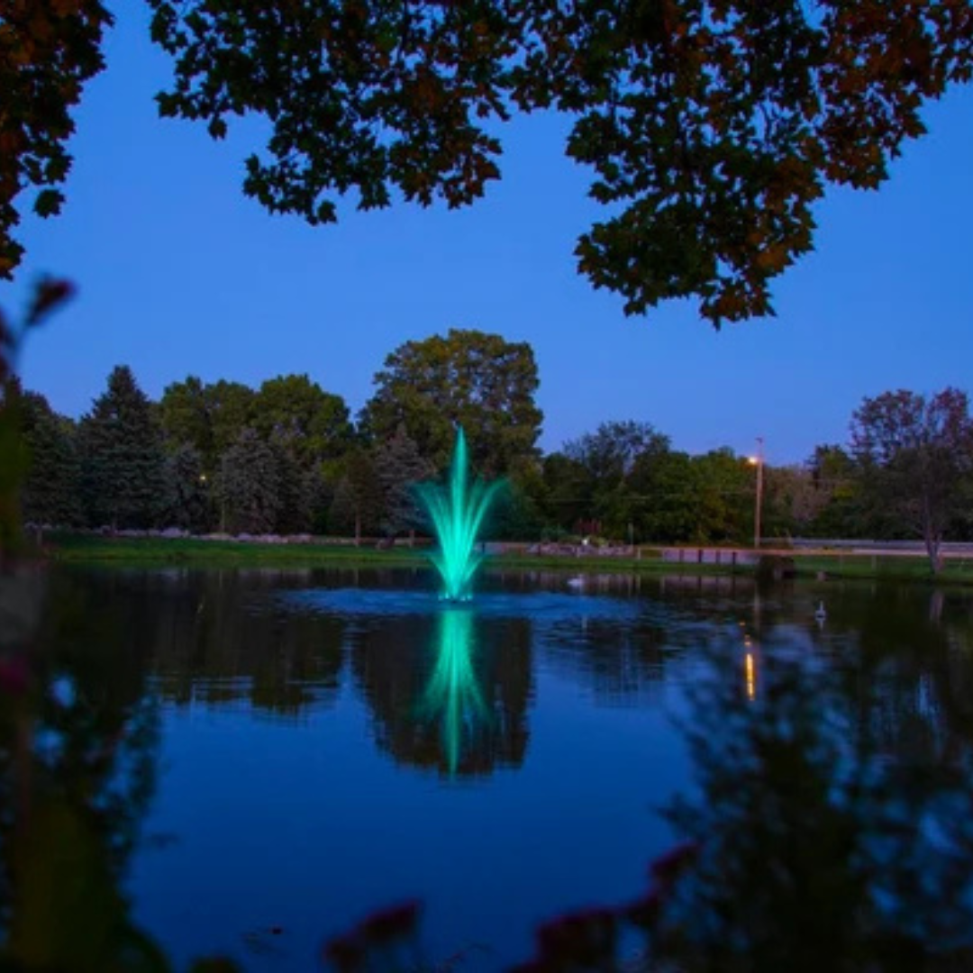 Scott Aerator Amherst Fountain For Small, Residential Ponds