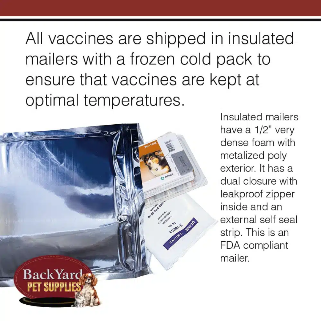 Bird in Hand Nobivac 5-Way Vaccine Shots with Syringes