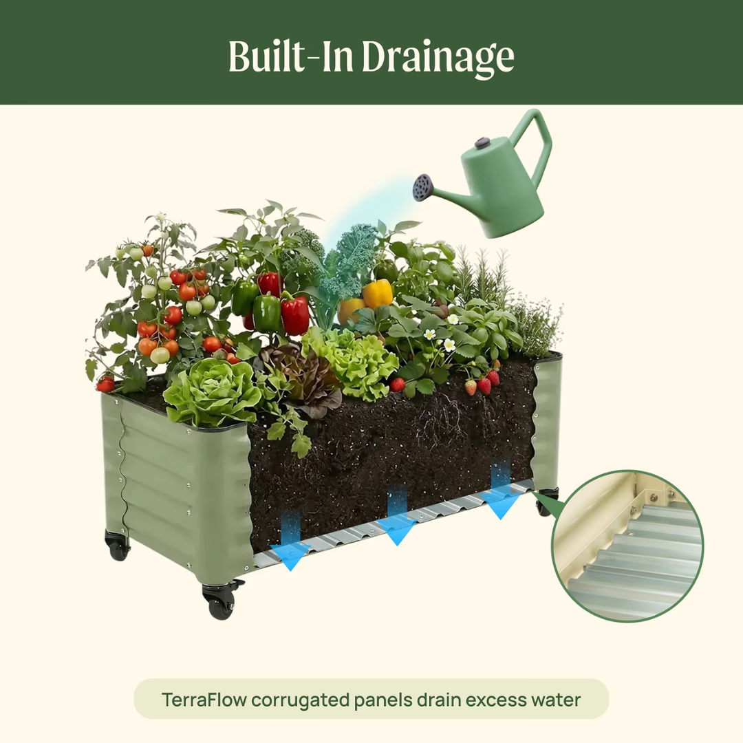 Vego Classic Rolling Cube Planter - 1.75' x 1.75'