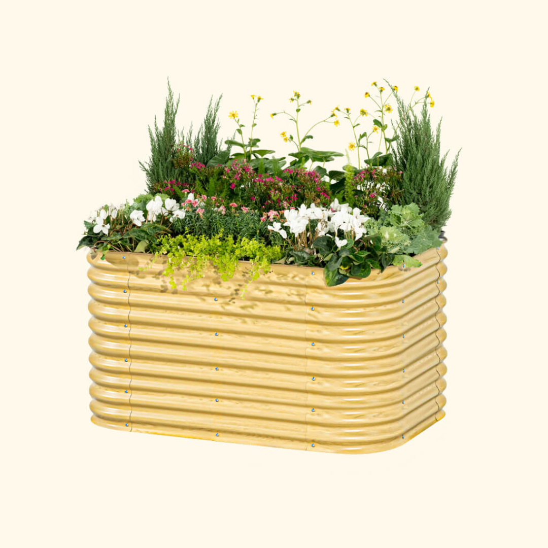 Vego 32" Extra Tall 6 In 1 Medium Modular Metal Raised Garden Bed Kit