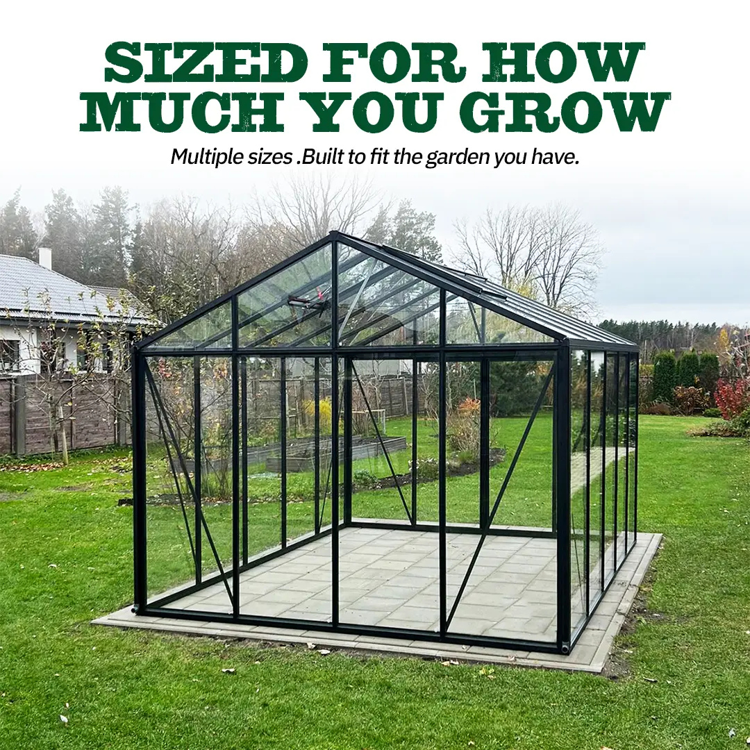 YourGreenhouses Scandiglas Greenhouse