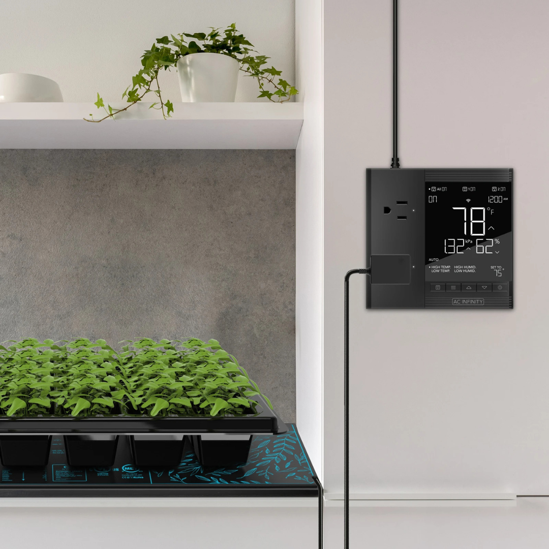 AC Infinity CONTROLLER 75, Climate Controller 2-Outlet, Desktop with Temp Humidity VPD Sensor