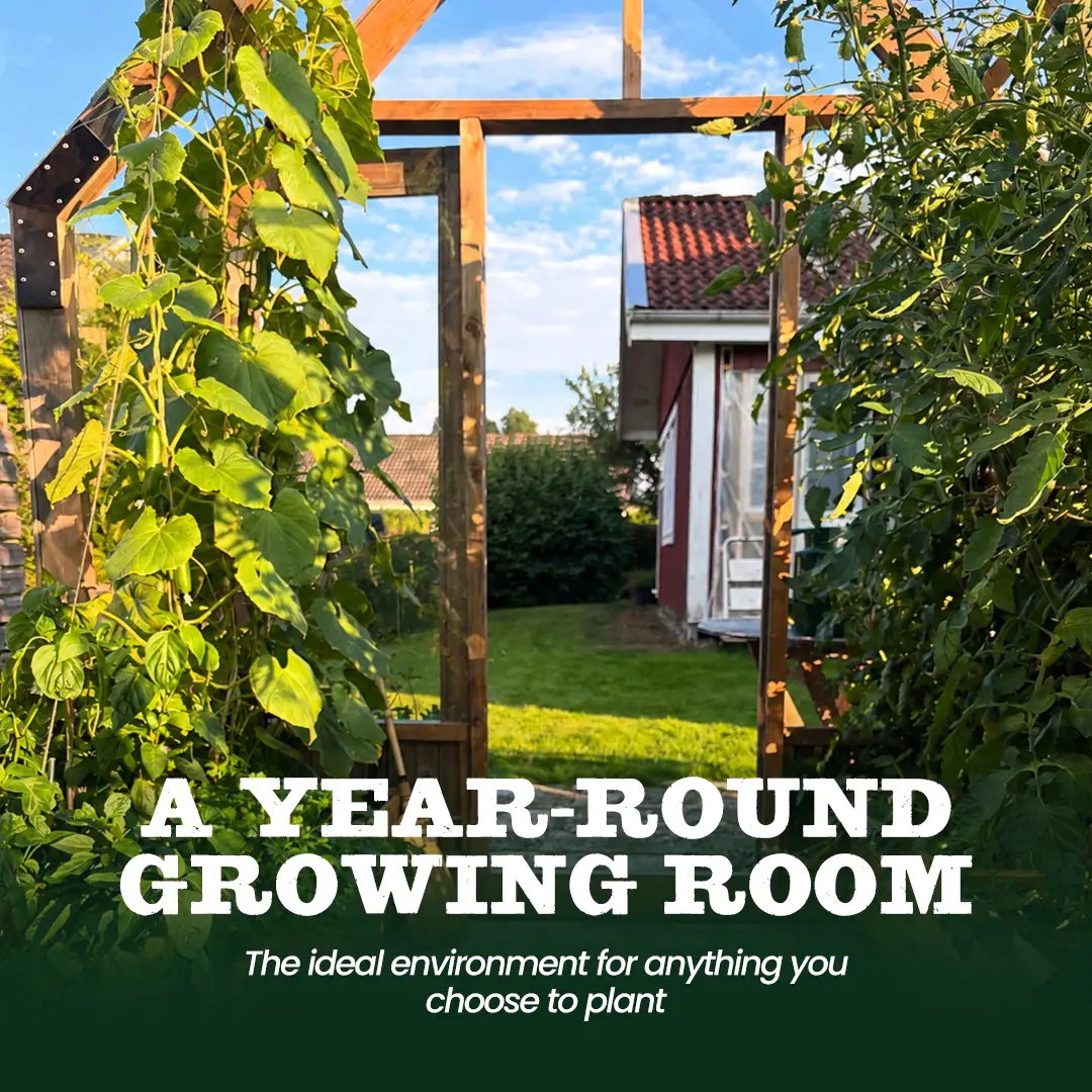 YourGreenhouses Nordwood Arrow Greenhouse