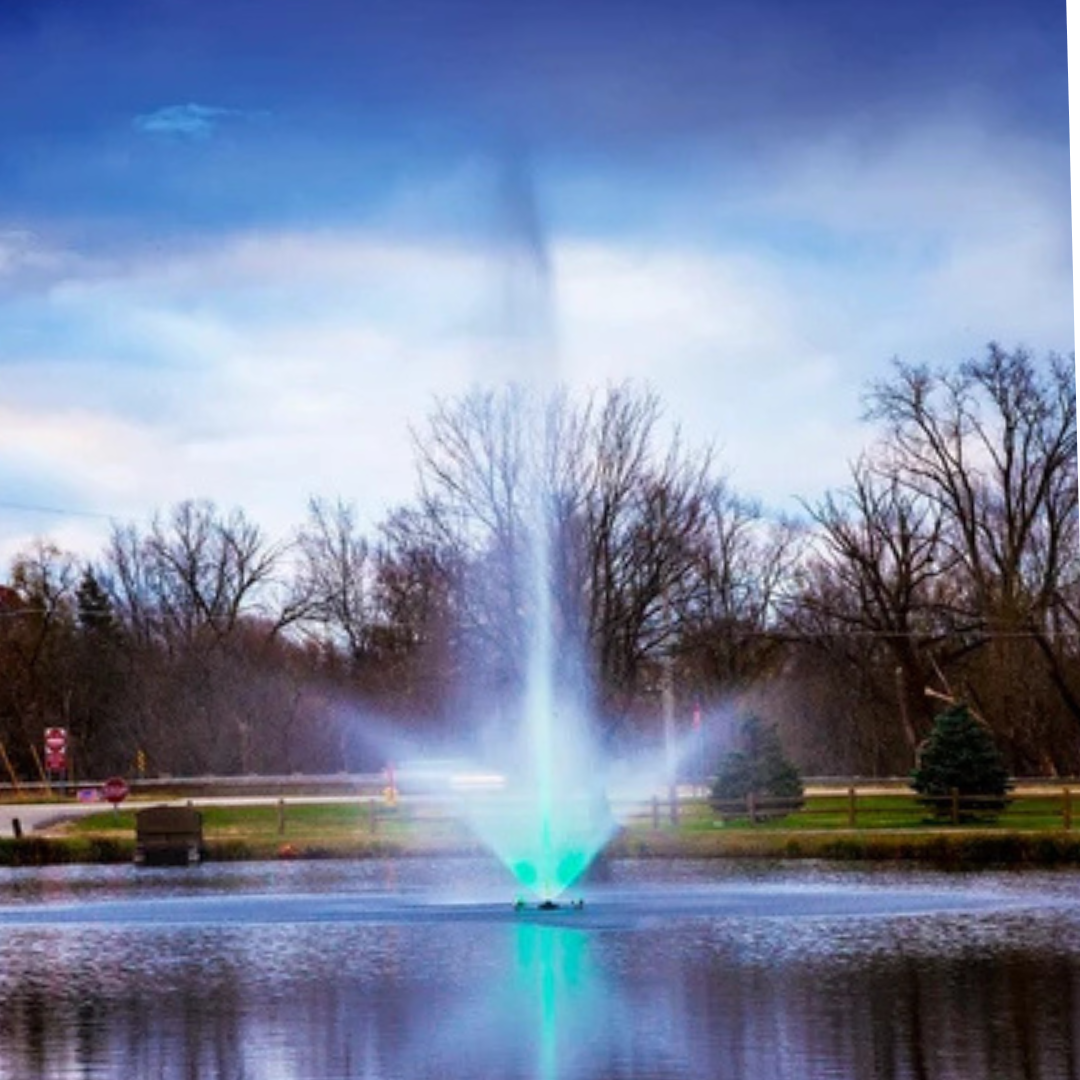 Scott Aerator Skyward Fountain For Large, Commercial Ponds 2 hp 230 volts