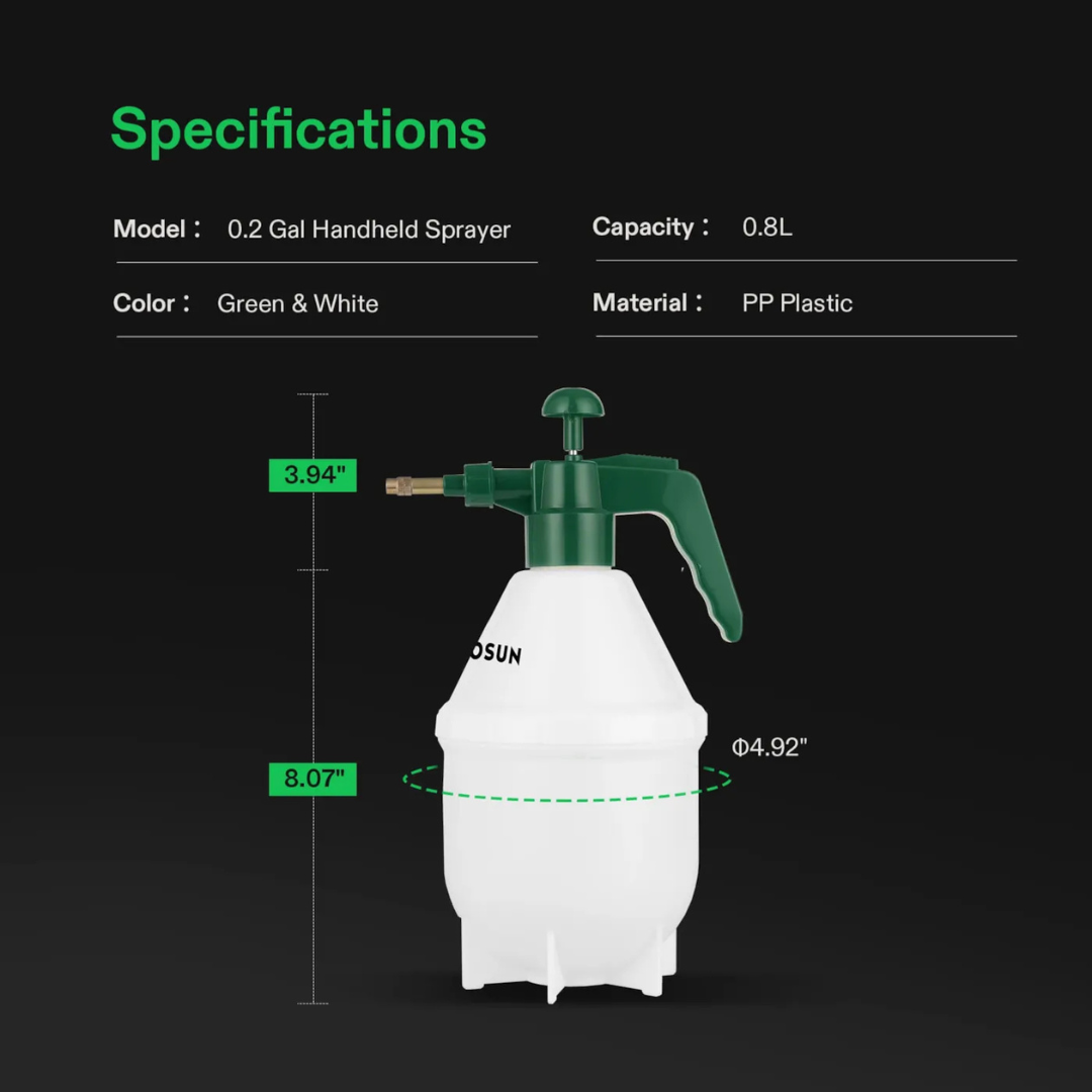 Vivosun Gallon Handheld Garden Pump Sprayer