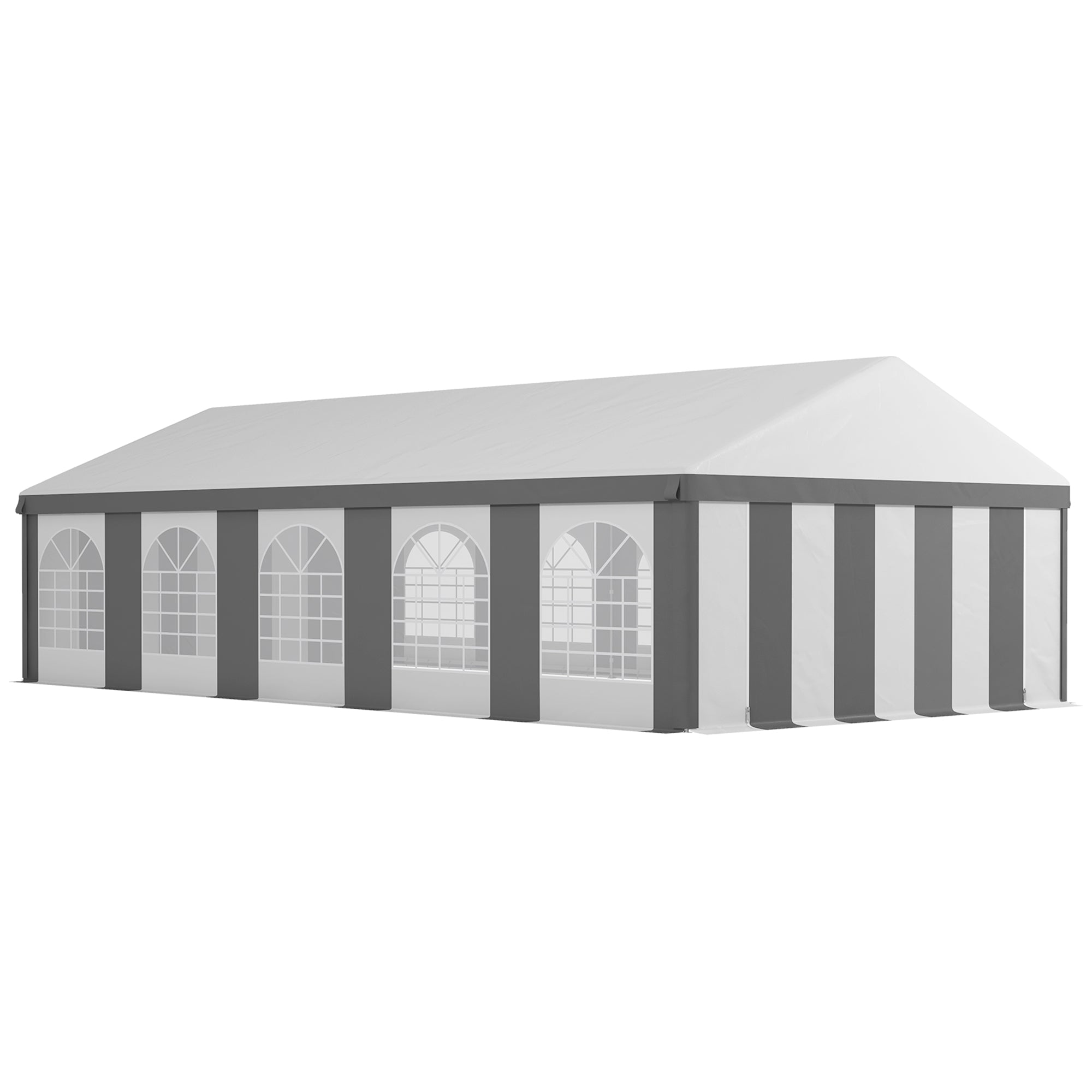 20 x 33 ft Heavy Duty Party Tent Outdoor Gazebo Wedding Tent Event Shelter Carport BBQ with